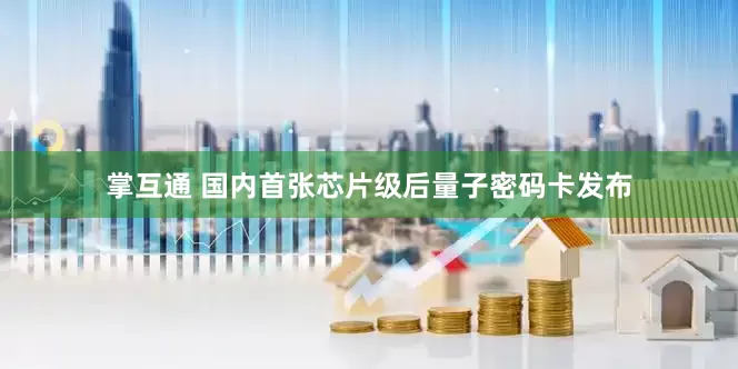 掌互通 国内首张芯片级后量子密码卡发布