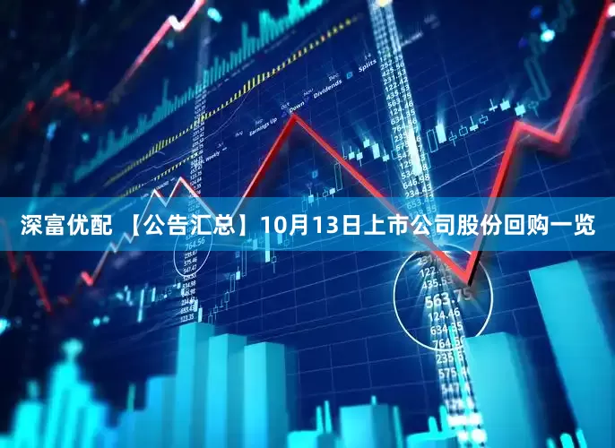 深富优配 【公告汇总】10月13日上市公司股份回购一览